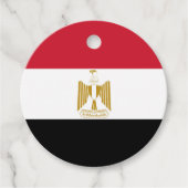 Egyptische vlag bedankjes labels (Voorkant)