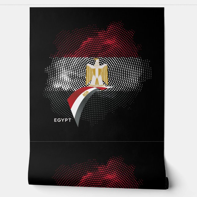 Egyptische vlag behang (Afrollen)