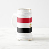 Egyptische vlag bierpul (Voorkant links)