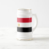 Egyptische vlag bierpul (Voorkant rechts)