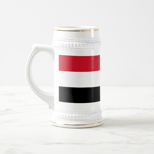 Egyptische vlag bierpul (Links)
