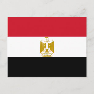 Egyptische vlag briefkaart