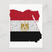 Egyptische vlag briefkaart (Voorkant)