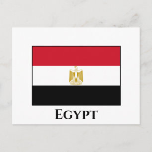 Egyptische vlag briefkaart