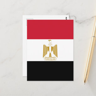 Egyptische vlag briefkaart