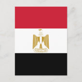 Egyptische vlag briefkaart (Voorkant)