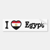 Egyptische vlag bumpersticker (Voorkant)