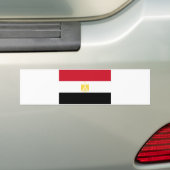 Egyptische vlag bumpersticker (Op auto)