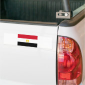 Egyptische vlag bumpersticker (Op Truck)