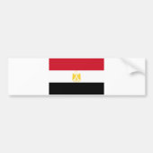 Egyptische vlag bumpersticker (Voorkant)