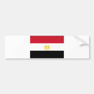 Egyptische vlag bumpersticker
