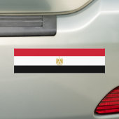 Egyptische vlag bumpersticker (Op auto)