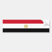 Egyptische vlag bumpersticker (Voorkant)