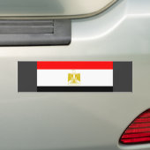 Egyptische vlag bumpersticker (Op auto)