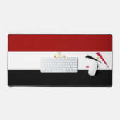 Egyptische vlag bureaumat (Keyboard & Muis)