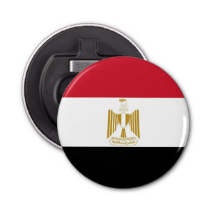 Egyptische vlag button flesopener