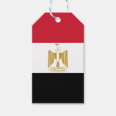 Egyptische vlag cadeaulabel (Voorkant)