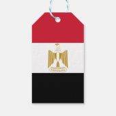 Egyptische vlag cadeaulabel (Achterkant)