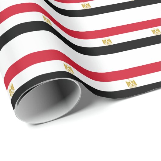 Egyptische vlag cadeaupapier (Rol Hoek)