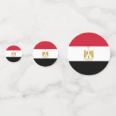 Egyptische vlag confetti (Voorkanten)