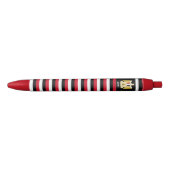 Egyptische vlag: Cute Patriotic Zwarte Inkt Pen (Voorkant)