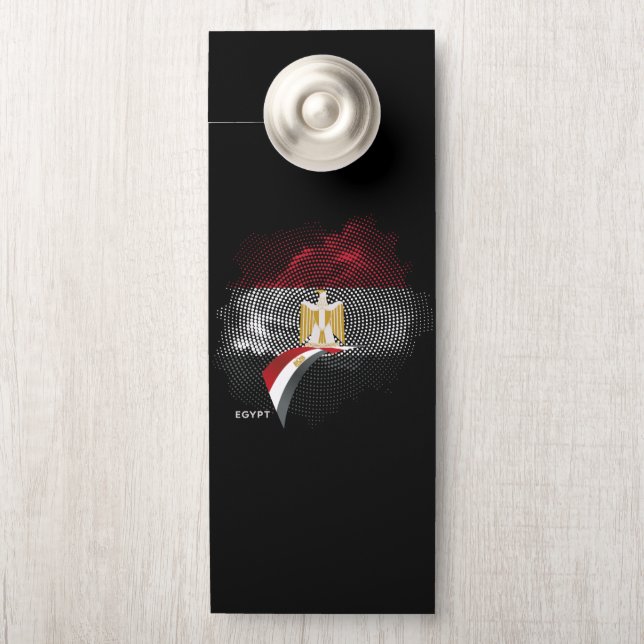 Egyptische vlag deurhanger (Op knop)