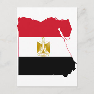 Egyptische vlag EG Briefkaart