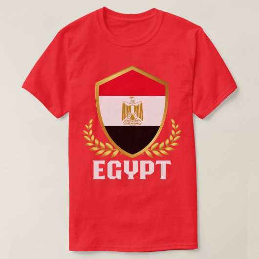 Egyptische vlag - Egypte T-shirt (Design voorkant)