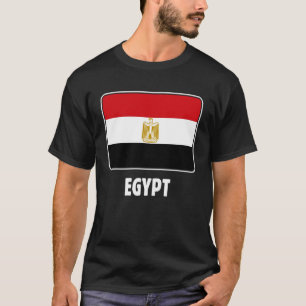 Egyptische Vlag Egyptische Trots Erfgoed Adelaar v T-shirt