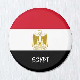 Egyptische vlag en Afrikaans - sport- en sportfans Magneet