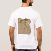Egyptische vlag en T-Shirt (Achterkant)