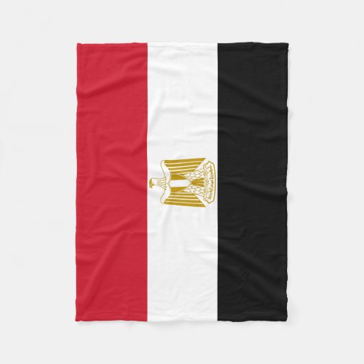 Egyptische vlag fleece deken (Voorkant)
