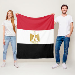 Egyptische vlag fleece deken