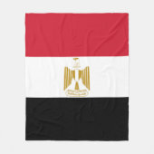Egyptische vlag fleece deken (Voorkant)