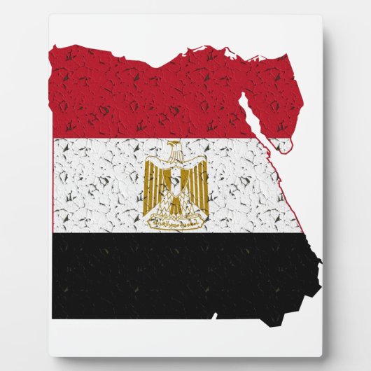 Egyptische vlag fotoplaat (Voorkant)