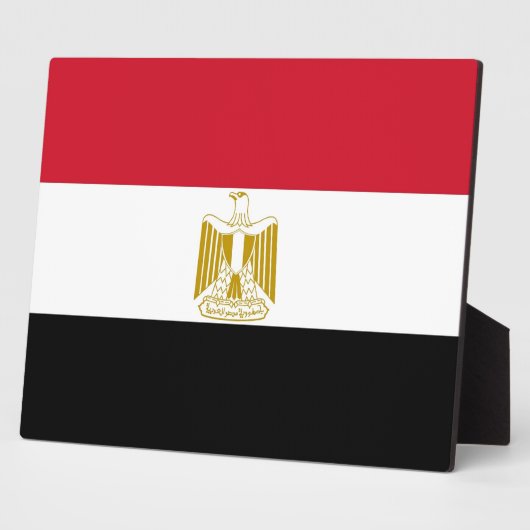 Egyptische vlag fotoplaat (Zijkant)