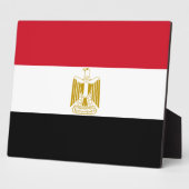 Egyptische vlag fotoplaat (Zijkant)