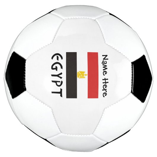 Egyptische vlag gepersonaliseerd voetbal (Gedraaid)