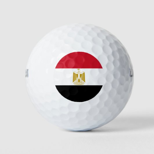 Egyptische vlag golfballen (Voorkant)