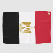 Egyptische vlag golfhanddoek (Horizontaal)