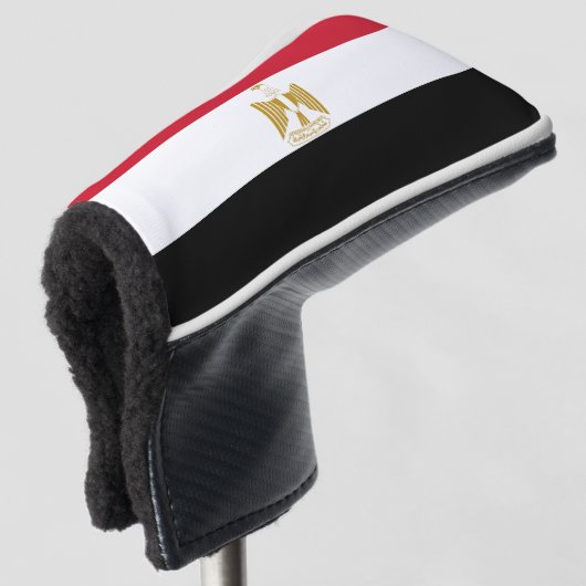 Egyptische vlag golfheadcover (3/4 voorkant)