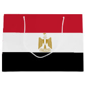 Egyptische vlag groot cadeauzakje (Voorkant)