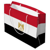 Egyptische vlag groot cadeauzakje (Achterkant Gekanteld)
