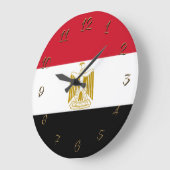 Egyptische vlag grote klok (Hoek)