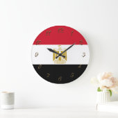 Egyptische vlag grote klok (Huis)