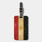 Egyptische vlag Grunge Bagagelabel (Voorkant verticaal)