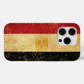 Egyptische vlag  Grunge Case-Mate iPhone Case (Achterkant (horizontaal))