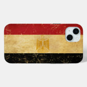 Egyptische vlag  Grunge Case-Mate iPhone Case (Achterkant (horizontaal))