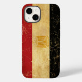 Egyptische vlag  Grunge Case-Mate iPhone Case (Achterkant)