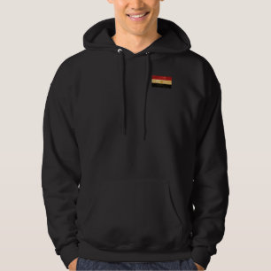 Egyptische vlag Grunge Design Mannen Hoodie